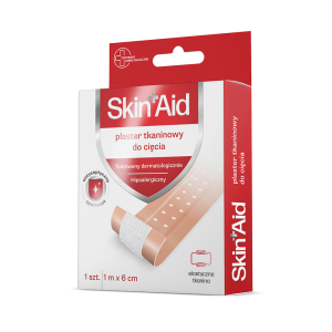 SKIN AID plaster tkaninowy do cięcia 1m x 6 cm