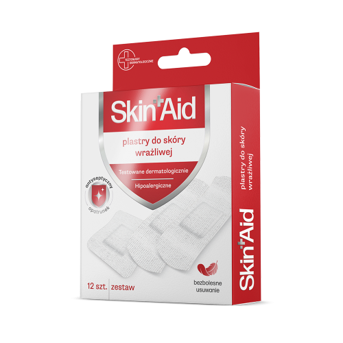 CAT697191 plastry do skóry wrażliwej plastry do skóry wrażliwej, plaster na delikatną skórę, plastry ochronne dla skóry wrażliwej, plaster na podrażnienia, szybkie gojenie skóry wrażliwej