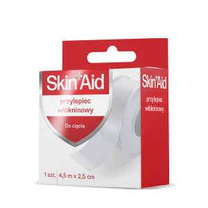 SKIN AID Przylepiec włókninowy 4,5 m x 2,5 cm
