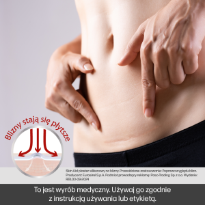 Skin_Aid_plaster silikonowy na wygładzanie i zmiękczanie blizn_03.png idealny na blizny pooperacyjne, leczenie i regeneracja blizn po zabiegach chirurgicznych.