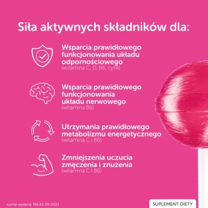 zdrowy lizak wspierający odporność bez dodatku cukru