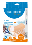 Pasocare plastry wodoodporne 3D z opatrunkiem do cięcia 10x8 cm 10 szt.