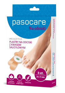 Pasocare Specialist Plus plastry na odciski z kwasem salicylowym 8 szt.
