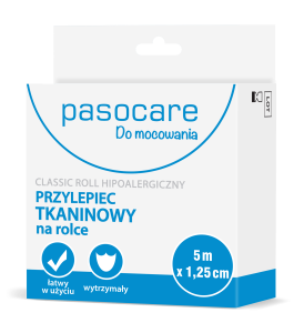 Pasocare classic roll hipoalergiczny przylepiec tkaninowy na rolce