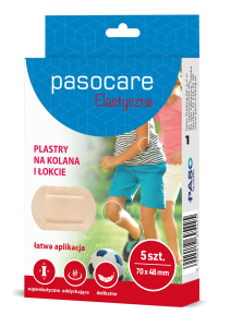 Pasocare elastyczne plastry na kolana i łokcie 5 szt.