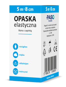 Opaska elastyczna tkana z zapinką