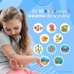 Instrukcja użycia plastrów Pasocare Kids Line – proste kroki aplikacji plastra na miejsce po ukąszeniu owada