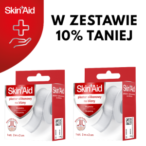 2x SkinAid plaster silikonowy na blizny (10% TANIEJ)