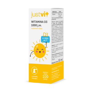 justvit witamina d3 w oleju MCT