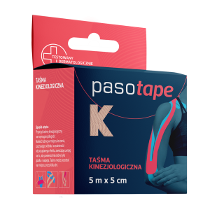 Pasotape taśma kinezjologiczna cielista  5m x 5cm 1 szt.