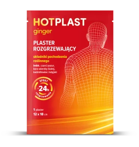 HOT PLAST GINGER plaster rozgrzewający 12 cm x 18 cm 