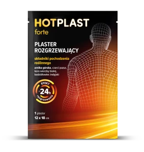 HOT PLAST FORTE plaster rozgrzewający 12 x 18 cm