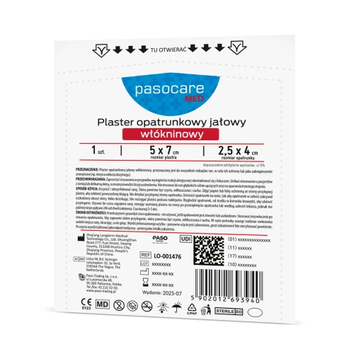 5902012690369_9072833_PasocareMed_Plaster opatrunkowy Jałowy włókninowy_5x7cm_Pouch.jpg
