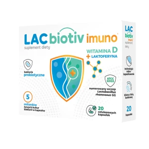Lacbiotiv imuno probiotyk 20 kapsułek 