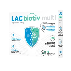 Lacbiotiv multi probiotyk 10 kapsułek